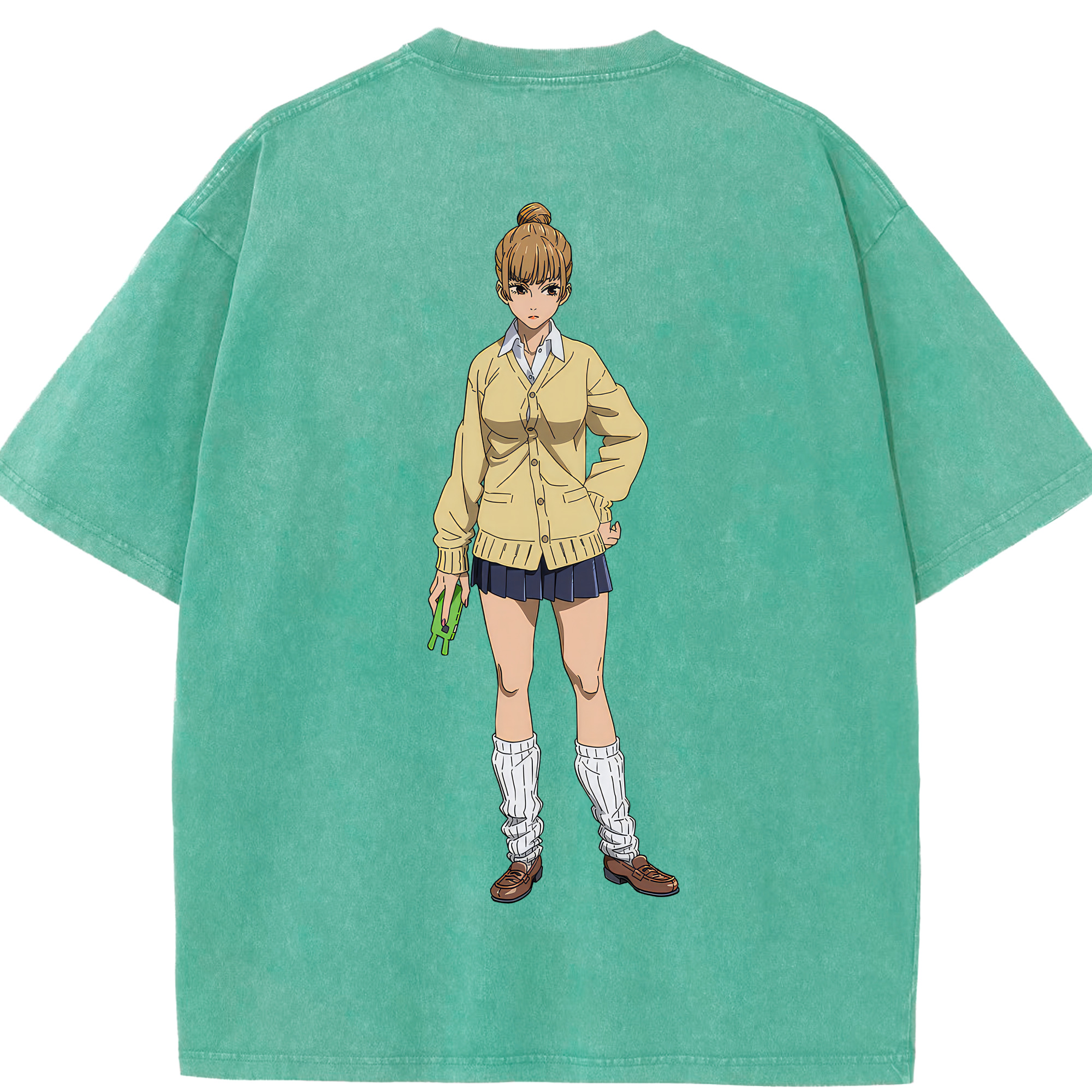 （画像用） 呪術廻戦 Jujutsu Kaisen 綿100% ヴィンテージ風 半袖Tシャツ（背面プリント）
